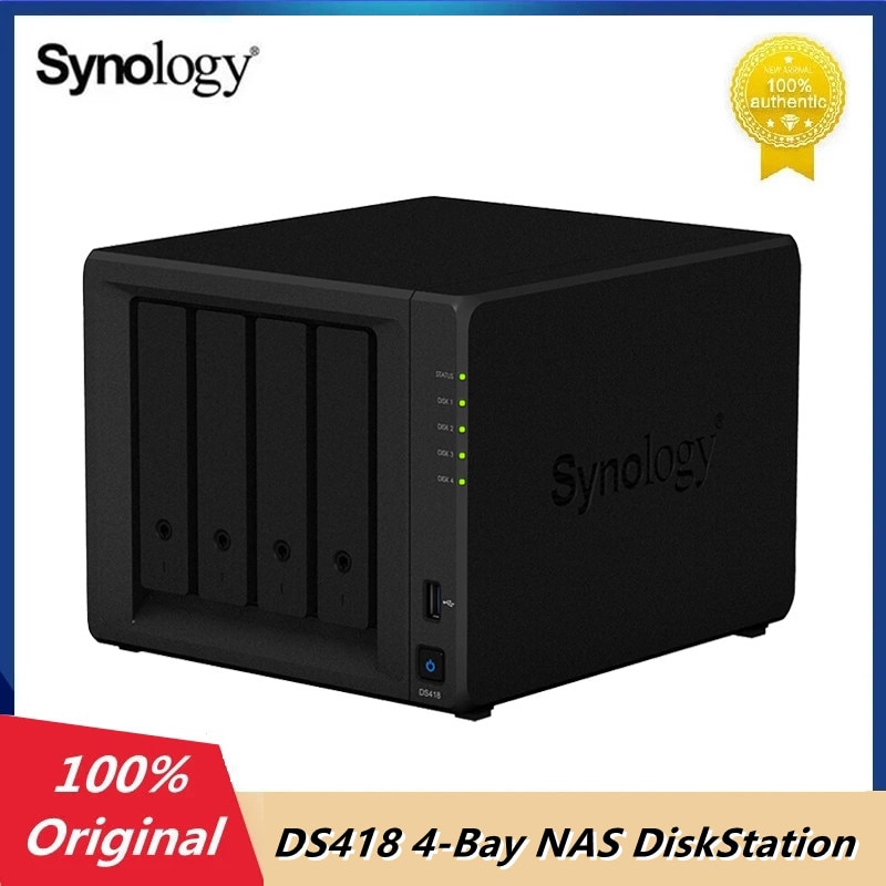  Synology NAS 4  ũ ̼ Ŭ, Ʈũ Ŭ 丮 ,  ھ, 1.4GHz, 2GB DDR4 (ũ), DS418